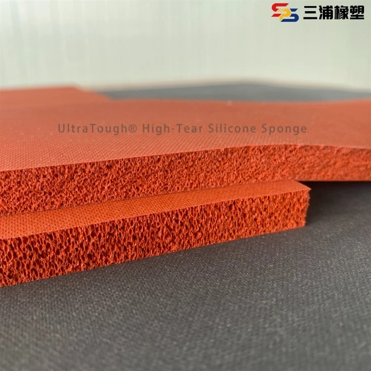 High-tear silikonspons